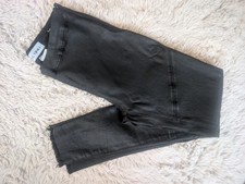 DL 1961 Florence Instasculpt Casual Skinny Denim Jeans in Coated Black Sz 27 picture