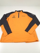 Castore McLaren F1 Team Quarter Zip Pullover Jacket Men's Large Orange picture