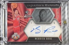 2008-09 Upper Deck SP Rookie Threads Derrick Rose RPA /399 Rookie Patch Auto #95 picture