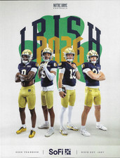 2026 Notre Dame Fighting Irish Full Season Football Program / Yearbook picture