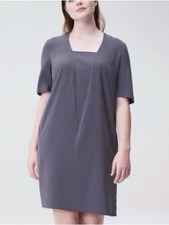 Universal Standard Women’s Marilyn Shift Dress Slate Gray Size M/18-20 picture