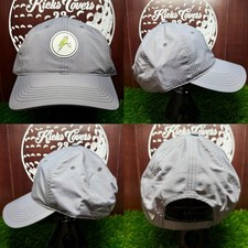 The Park West Palm New Levelwear Golf Cap Hat Palm Beach FL Gray Adjustable picture