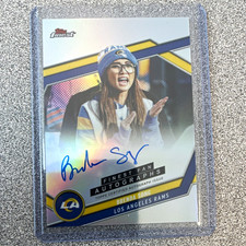 2025 Topps Finest Fan Autographs Brenda Song Auto Rams FAN-BS picture