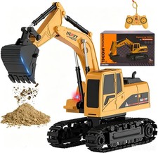 Construction Excavator - Toy Engineering Digger Truck, Remote Control Rechargabl picture
