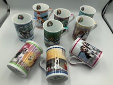 Danbury Mint Beagle Porcelain Tea Coffee Mug Set of 9 Beautiful Beagles Dogs picture