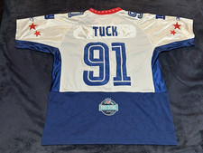 Vtg Stitched Reebok JUSTIN TUCK #91 2009 Pro Bowl Jersey Mens sz 50 NY Giants picture