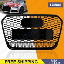 For 2012-2015 Audi A6/S6 C7 RS6 Style Front Mesh Honeycomb Grille With Quattro picture