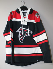 New NFL Atlanta Falcons Lacer jersey style mid weight cotton hoodie men XXL picture