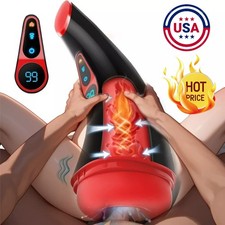 For Men Vibration Massage Automatic Male 9 Sucking Heating Mouth Pocket Sleeve picture