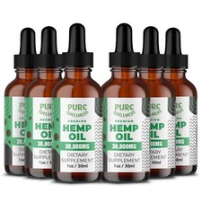 Best Hemp Seed Oil For Natural Wellness (USDA ORGANIC) | (6-Pack) Made In USA picture
