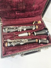 A. Fontaine Couesnon Paris Vintage Wooden Clarinet W/ Case picture
