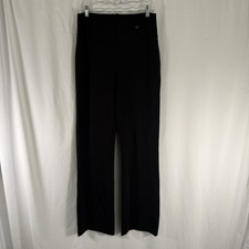 Lysse Dress Pants Women's Large Black Pull On Stretch Bootcut Flat Front picture