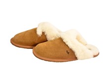Koolaburra By UGG Milo Shoes Womens Size 10 Brown Suede Faux Fur Slippers Cozy picture