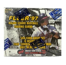 1997 Fleer Baseball Retail Version Factory Sealed 18 packs picture
