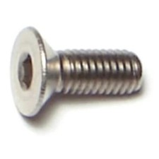 3mm-0.5 x 8mm A2 Stainless Flat Head Hex Socket Cap Screws (12 pcs.) picture