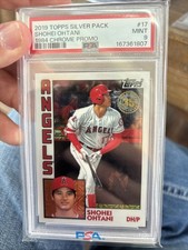 Shohei Ohtani 2019 Topps Silver Pack 1984 Chrome Promo Psa 9 picture