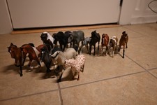 Lot of 13 Used Quality Collecta Horse Figurines picture