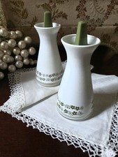 Vintage PYREX Crazy Daisy Spring Blossom Salt and Pepper Shakers MCM picture
