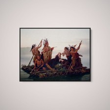Karl Ferdinand Wimar - Abduction of Boones Daughter - Paper or Canvas picture