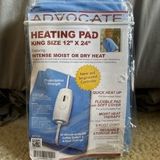 Advocate Heating Pad King Size, 12'' x 24'' for Muscle Toning -1 Count picture