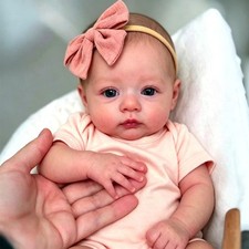 Anano Full Silicone Baby Doll 19in Lifelike Anatomically Correct Girl picture