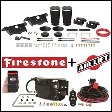 Firestone Rear Air Spring Bags & Air Lift Compressor fit 1999-06 GMC Sierra 1500 picture