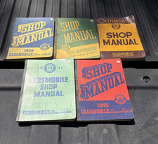 5 Original 1938-1942 Oldsmobile Shop Manuals Service Repair Dealer OEM Six Eight picture