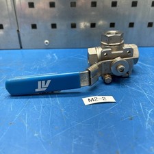 AT Controls 3 Way Ball Valve Series 38 3/8