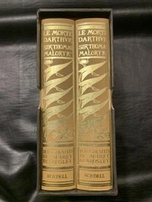 Malory: FACSIMILE: Le Morte Darthur 1893 Limited 2 Volume Set J.M. Dent #332/500 picture