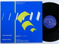 THEO LOEVENDIE/ DE VRIES Flexio/ Areas - COMPOSER'S VOICE LP NM holland C061 picture