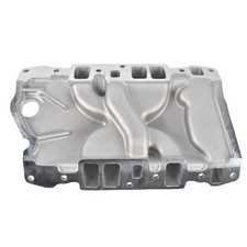 2111 Satin Aluminum Performer Intake Manifold for Chevy V6 3.8L 4.3L 1985-1995 picture