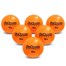 Gosports 3.82 Inch Weighted Training Softballs 6 Pack - Hitting Pitching picture