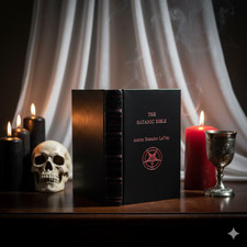 The Satanic Bible By Anton Szandor LAVey [Royal Leather Bound] picture