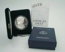 2002 W 1oz Silver Eagle Proof - with Original Govt Packaging picture