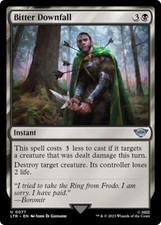 BITTER DOWNFALL x4 mtg NM-M Lord of The Rings 4 Unc picture