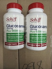 2 Pack: Schiff Glucosamine 1500mg + MSM 150 Tablets ea (Exp 11/26) picture