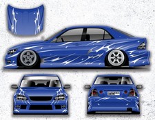 Jiyuu Livery Sides Custom Racing decals drift Decal Sticker Banner JDM Drifting picture