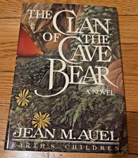 **SIGNED**/The Clan of the Cave Bear/1980/Crown/HC/1st Edition/Jean M. Auel/Good picture