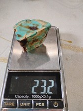 NATURAL  Old #8 Mine Arizona Real TURQUOISE 23.2 Grams  RAW BRIGHT STONE🔥 picture