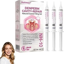 Rolimey Denperm Cavity-Repair Natural Enamel Filling Gel 3x3ml for Daily Use picture