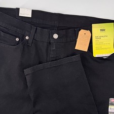 Levi's 541 Athletic Taper Jeans Mens 36x36 Black Stretch Denim Pants picture