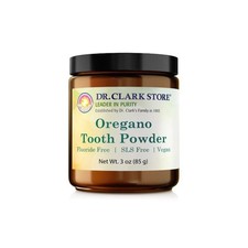 Dr Clark Store Dr. Clark Oregano Tooth Powder 3oz, Natural Oral Health & Tooth picture
