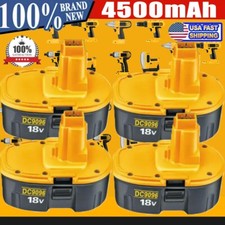 2/4PACK 18V Replace For Dewalt 18 VOLT XRP Ni-MH 4.5Ah Battery DC9096 DC9098 NEW picture