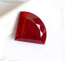 Natural Burmese 30.53 Ct Ruby Blood Red Color Fancy Cut Certified Loose Gemstone picture