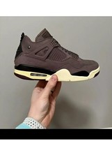 4 A Ma Maniere Mid Top Lace-Up Sneakers Solid Brown picture