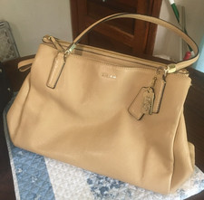 Coach Madison Cafe Leather Carryall Satchel (Style Number 27859) VGC picture