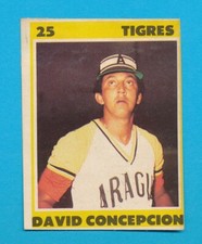 RARE DAVE CONCEPCION 1987 VENEZUELAN LEAGUE STICKER LOW GRADE VENEZUELA TPHLC-25 picture