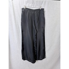 Athleta Calm Cool Pants XL Black Wide Leg Pull On Lounge Relaxed Fit picture