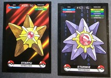STARYU X STARMIE EVOLUTION LOT - POKEMON KANTO CREALASER RARE CCG picture
