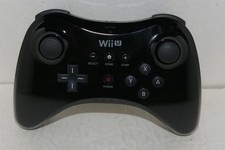 Official Nintendo Wii U Pro Wireless Controller Black TESTED picture